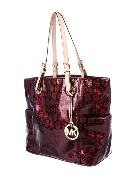 michael kors patent leather tote